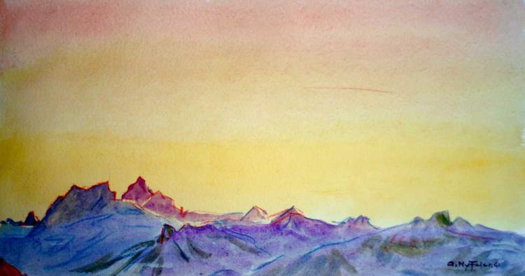 Dent Blanche von Lauchernalp aus