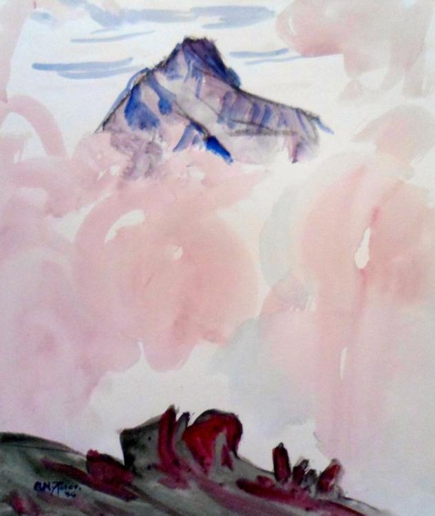 Bietschhorn mit Spahlihorn im Vordergrund