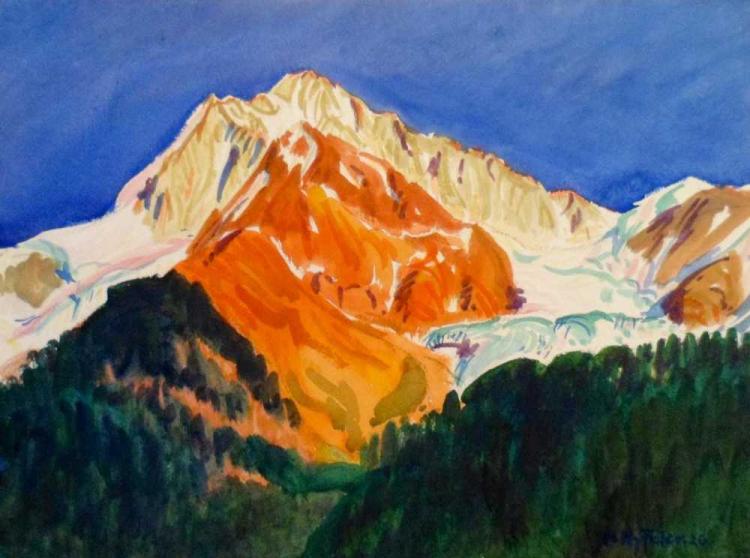 Bietschhorn von Ried aus