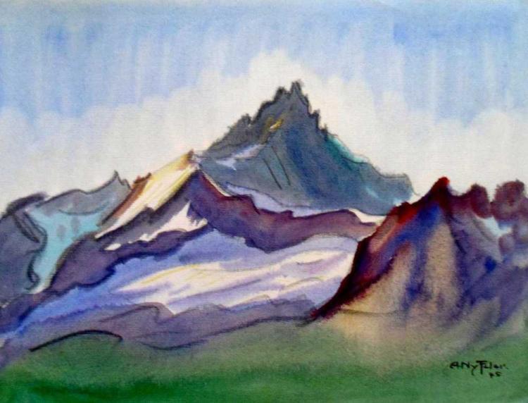 Zinalrothorn von Riffelalp aus
