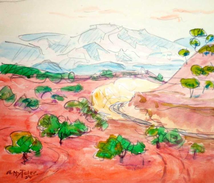 Bacheinschnitt bei Terreno