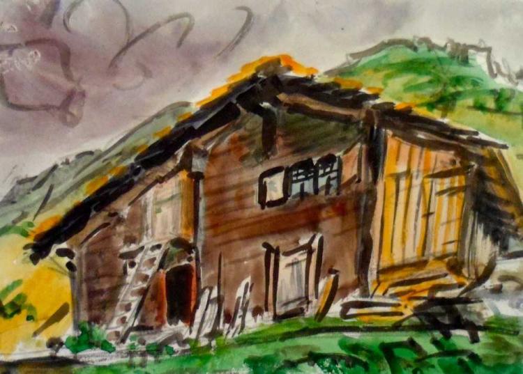 Fridolinhütte auf Hohenalp