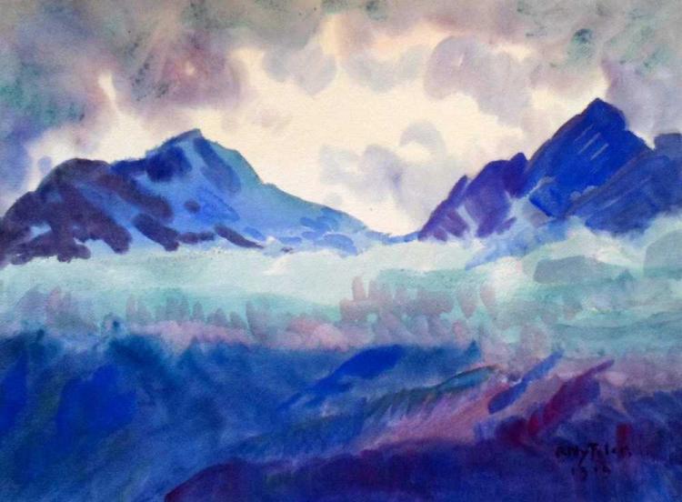 Laucherngrat und Restirothorn von Hockenweg aus