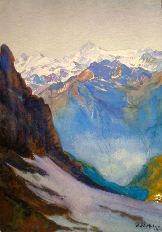 Weisshorn von Restipass aus