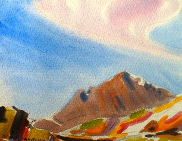 Ein Sommertag, Cirrus Wolken