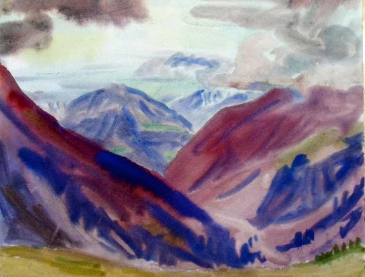 Talausblick von Lauchernalp