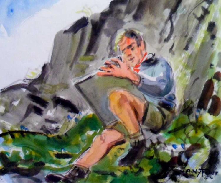 Malschüler, Emil Guhl, Stein am Rhein